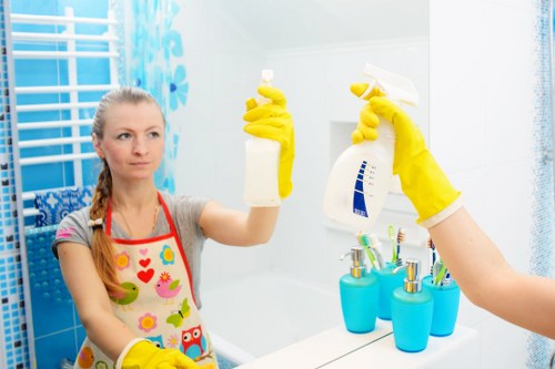 Illustration of cookie notice and website settings for Cleaners Waterloo
