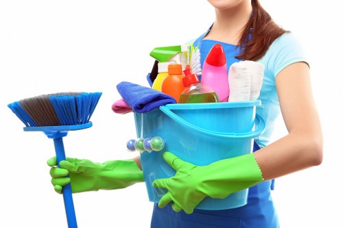 House clearance team working in a Waterloo flat with furniture removal