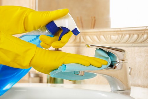 Domestic cleaning in a Waterloo apartment building